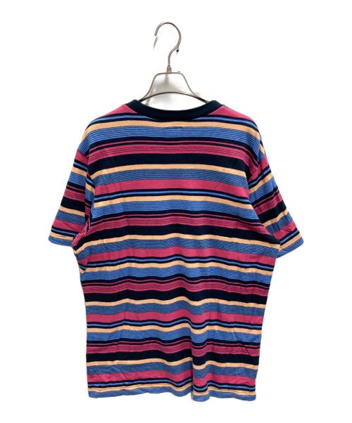 SUPREME（シュプリーム）Supreme (シュプリーム) Multi Stripe SS Top ピンク×ブルー サイズ:Sの古着・服飾アイテム