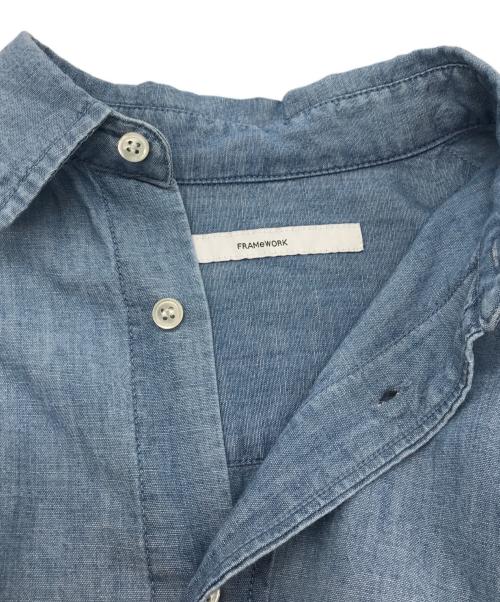 FRAMeWORK（フレームワーク）FRAMeWORK (フレームワーク) ダンガリーシャツ インディゴ サイズ:FREEの古着・服飾アイテム