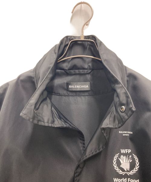 BALENCIAGA（バレンシアガ）BALENCIAGA (バレンシアガ) WFPナイロンジャケット ブラック サイズ:46の古着・服飾アイテム