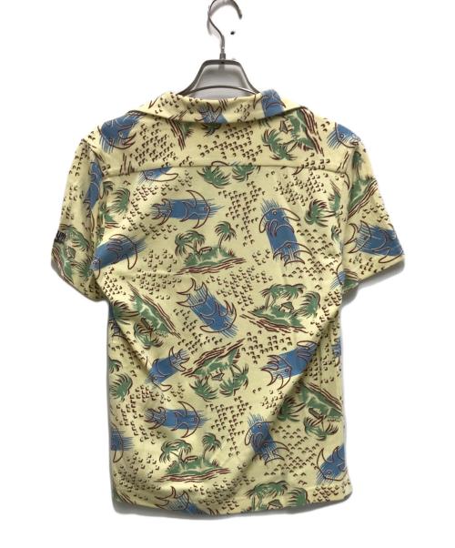 Sun Surf（サンサーフ）Sun Surf (サンサーフ) COOLMAX 半袖 鹿の子 オープン シャツ イエロー サイズ:Sの古着・服飾アイテム