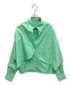 RIM.ARKリムアーク）の古着「Covered sleeves SH」｜グリーン