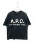 A.P.C.（アーペーセー）の古着「フロント ビッグ ロゴ オーバーサイズ Tシャツ」｜ブラック