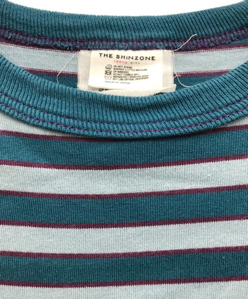 THE SHINZONE（ザ シンゾーン）THE SHINZONE (ザ シンゾーン) MULTI BORDER DRESS ブルー サイズ:FREEの古着・服飾アイテム