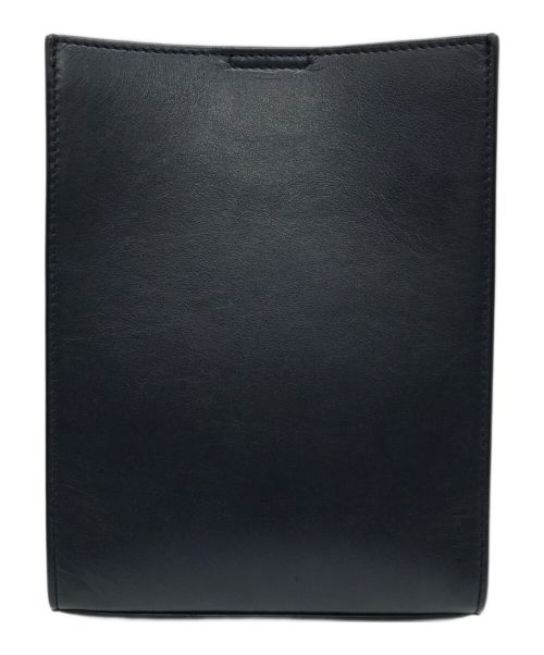 JIL SANDER（ジルサンダー）JIL SANDER (ジルサンダー) Tangle ヘリンボーン スモール ショルダーバッグ ホワイト×ネイビーの古着・服飾アイテム