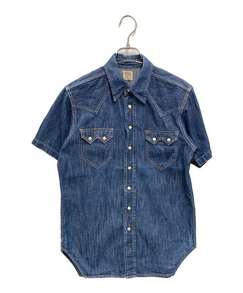 THE REAL McCOY'S（ザ・リアルマッコイズ）THE REAL McCOY'S (ザ・リアルマッコイズ) デニムウエスタンシャツ インディゴ サイズ:SIZE 14の古着・服飾アイテム