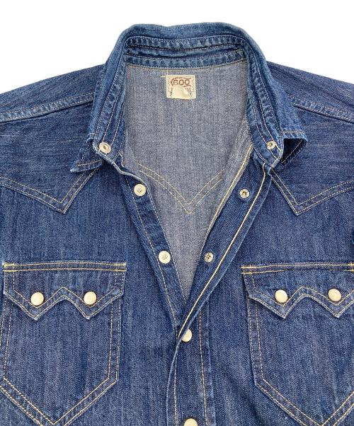 THE REAL McCOY'S（ザ・リアルマッコイズ）THE REAL McCOY'S (ザ・リアルマッコイズ) デニムウエスタンシャツ インディゴ サイズ:SIZE 14の古着・服飾アイテム