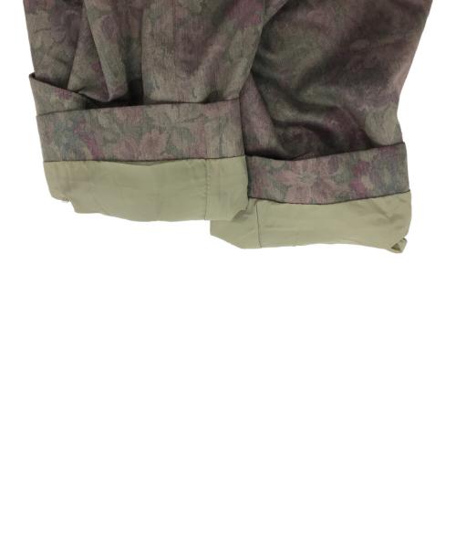 london fog（ロンドンフォグ）LONDON FOG (ロンドンフォグ) 花柄ステンカラーコート パープル サイズ:12の古着・服飾アイテム