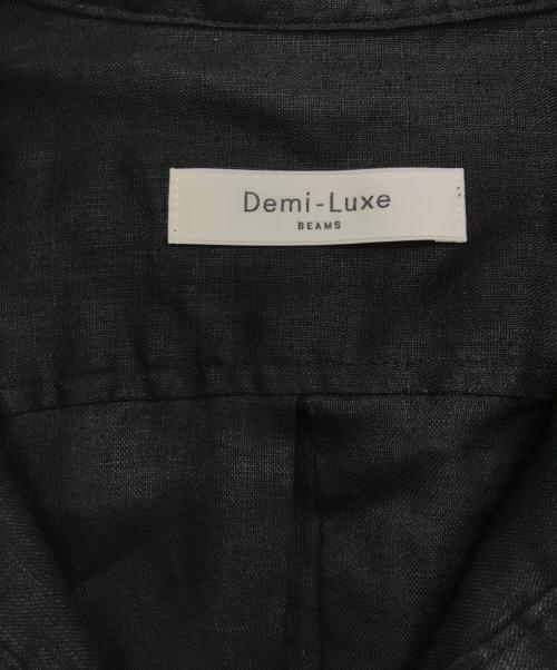 Demi-Luxe Beams（デミルクス ビームス）Demi-Luxe Beams (デミルクス ビームス) ビ-チサイドシャツ ブラック サイズ:FREEの古着・服飾アイテム