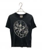 Vivienne Westwood manヴィヴィアン ウェストウッド マン）の古着「STOP CLIMATE CHANGE Tシャツ」｜ブラック