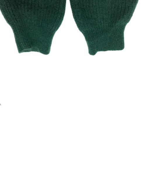 MEIAS（メイアス）MEIAS (メイアス) SUPER KID MOHAIR V CADIGAN グリーン サイズ:Lの古着・服飾アイテム