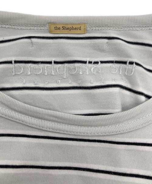 The shepherd UNDERCOVER（ザシェパード アンダーカバー）the shepherd UNDERCOVER (ザシェパード アンダーカバー) ボーダーTシャツ グレー サイズ:記載なしの古着・服飾アイテム
