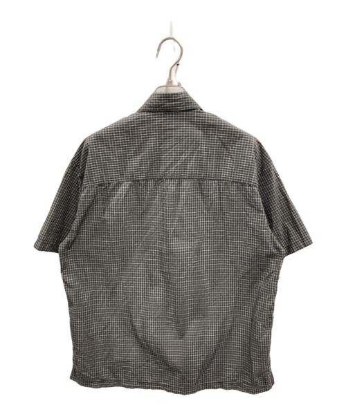 MONKEY TIME（モンキータイム）MONKEY TIME (モンキータイム) WASHER MINI CHECK SNAP S/S SHIRTS ブラック サイズ:Mの古着・服飾アイテム