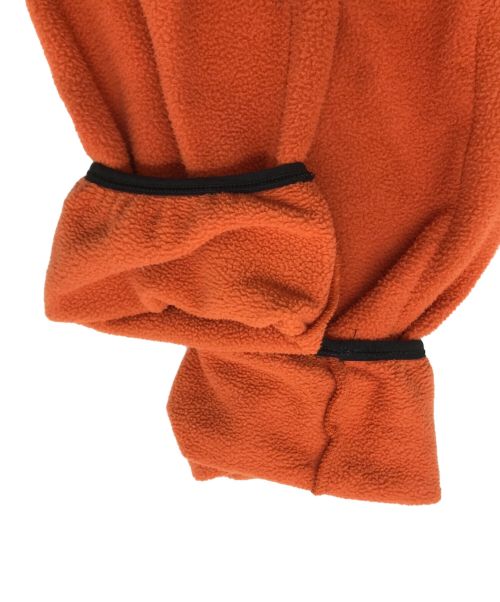 Outdoor Afro（アウトドアアフロ）Outdoor Afro (アウトドアアフロ) REI (レイ) Half Zip Polar Fleece Hoody(ハーフ ジップ ポウラ フリース フーディ) オレンジ サイズ:Mの古着・服飾アイテム