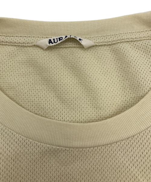 AURALEE（オーラリー）AURALEE (オーラリー) COTTON MESH TEE アイボリー サイズ:5の古着・服飾アイテム