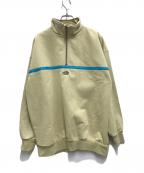 kaoyorinakami×FREAK'S STOREカオヨリナカミ×フリークスストア）の古着「PIPING HALF ZIP SWEAT」｜グリーン