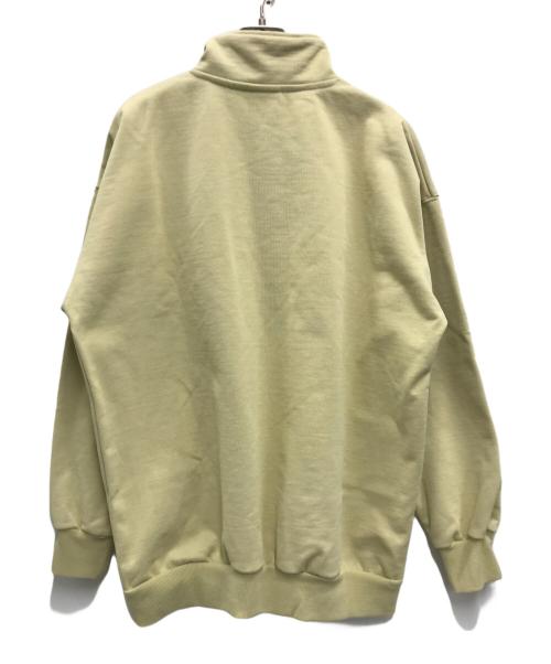 kaoyorinakami（カオヨリナカミ）KAOYORINAKAMI (カオヨリナカミ) FREAK'S STORE (フリークスストア) PIPING HALF ZIP SWEAT グリーン サイズ:Mの古着・服飾アイテム