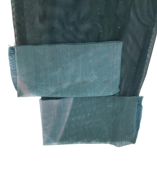 sahara（サハラ）SAHARA (サハラ) High Neck Sheer Top(ハイネック シアー シャツ) グリーン サイズ:FREEの古着・服飾アイテム