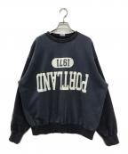 HEAR MY NAMEヒアマイネーム）の古着「CAPSULE SWEAT(カプセル スウェット)」｜ネイビー