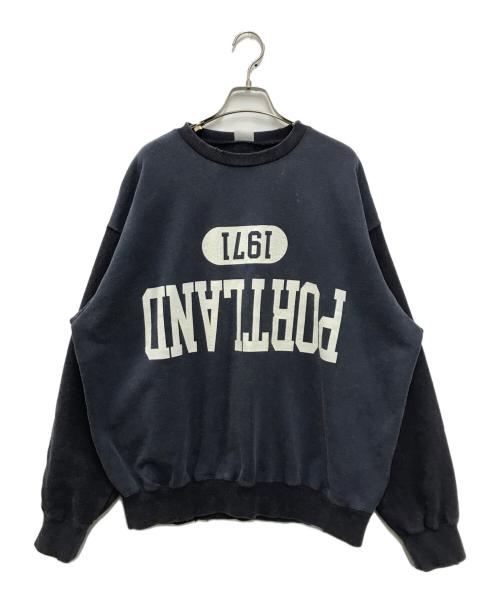 HEAR MY NAME（ヒアマイネーム）HEAR MY NAME (ヒアマイネーム) CAPSULE SWEAT(カプセル スウェット) ネイビー サイズ:Lの古着・服飾アイテム