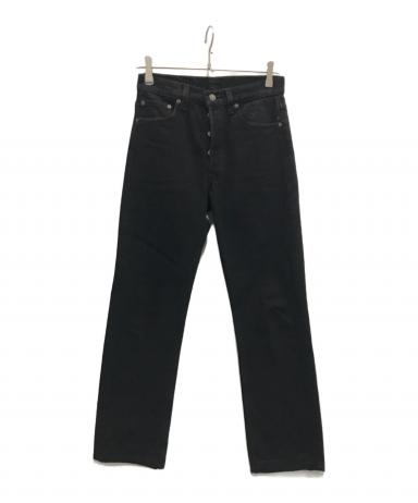 中古・古着通販】LEVI'S (リーバイス) 後染め501ブラックデニムパンツ