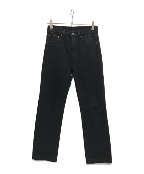 LEVI'S（リーバイス）LEVI'S (リーバイス) 後染め501ブラックデニムパンツ ブラック サイズ:W28の古着・服飾アイテム