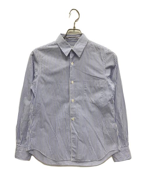 COMME des GARCONS（コムデギャルソン）COMME des GARCONS (コムデギャルソン) ストライプシャツ ブルー サイズ:XSの古着・服飾アイテム