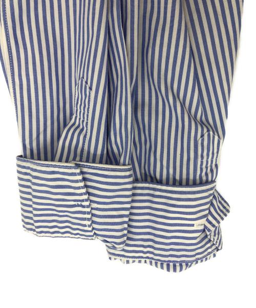 COMME des GARCONS（コムデギャルソン）COMME des GARCONS (コムデギャルソン) ストライプシャツ ブルー サイズ:XSの古着・服飾アイテム
