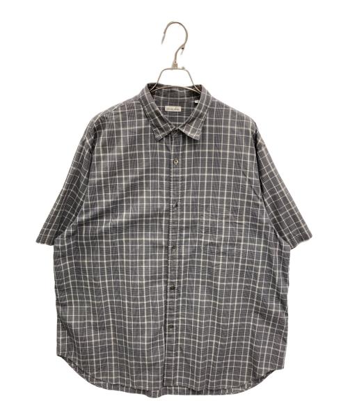 STEVEN ALAN（スティーブンアラン）STEVEN ALAN (スティーブンアラン) CHECK REGULAR COLLAR SHORT SLEEVE SHIRT レッド サイズ:XLの古着・服飾アイテム