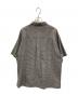 STEVEN ALAN (スティーブンアラン) MONPE REGULAR COLLAR SHORT SLEEVE SHIRT グレー サイズ:XL：5000円