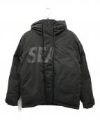 WIND AND SEAウィンダンシー）の古着「HOODED DOWN JACKET」｜ブラック