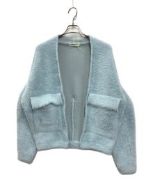 HeRIN.CYE（ヘリンドットサイ）の古着「Shaggy cardigan」｜ブルー