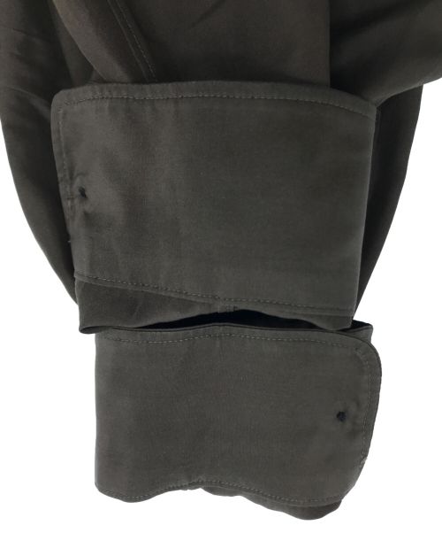 AURALEE（オーラリー）AURALEE (オーラリー) LIGHT SILK SHIRTS ブラウン サイズ:4の古着・服飾アイテム