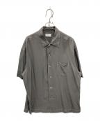 undecorated MANアンデコレイテッドマン）の古着「VISCOSE TWILL S/S SHIRT」｜グレー