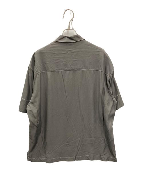 undecorated MAN（アンデコレイテッドマン）undecorated MAN (アンデコレイテッドマン) VISCOSE TWILL S/S SHIRT グレー サイズ:3の古着・服飾アイテム