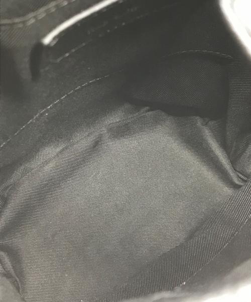 PAUL SMITH（ポールスミス）Paul Smith (ポールスミス) サプルレザー バケットバッグ ブラック×ブルーの古着・服飾アイテム