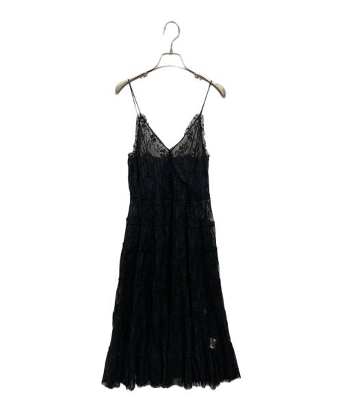 VIVIENNE TAM（ヴィヴィアンタム）VIVIENNE TAM (ヴィヴィアンタム) THIN CORDING LACE DRESS ブラック サイズ:Mの古着・服飾アイテム