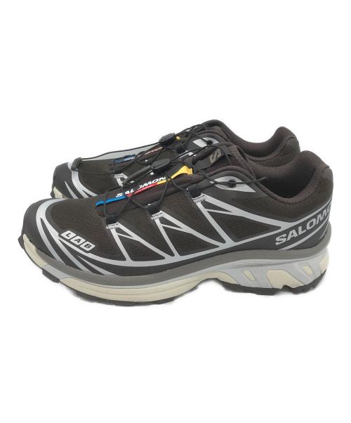 SALOMON（サロモン）SALOMON (サロモン) XT-6 Black Coffee ブラウン×シルバー サイズ:27cmの古着・服飾アイテム