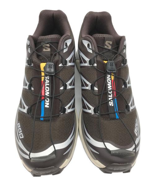 SALOMON（サロモン）SALOMON (サロモン) XT-6 Black Coffee ブラウン×シルバー サイズ:27cmの古着・服飾アイテム