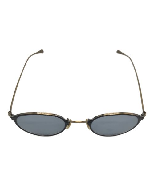 OLIVER PEOPLES（オリバーピープルズ）OLIVER PEOPLES (オリバーピープルズ) DAWSON ブルー×ゴールドの古着・服飾アイテム