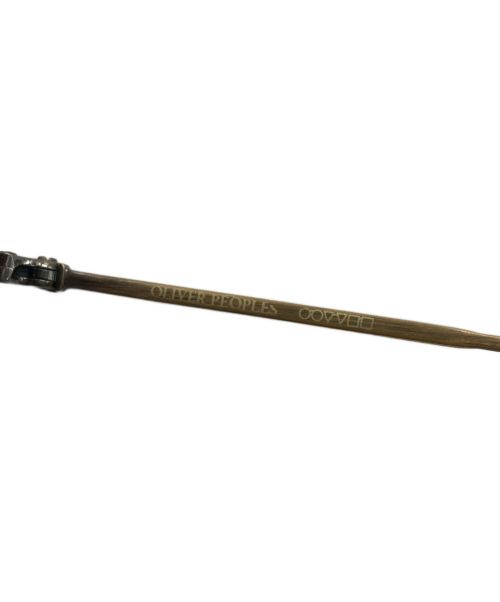 OLIVER PEOPLES（オリバーピープルズ）OLIVER PEOPLES (オリバーピープルズ) DAWSON ブルー×ゴールドの古着・服飾アイテム