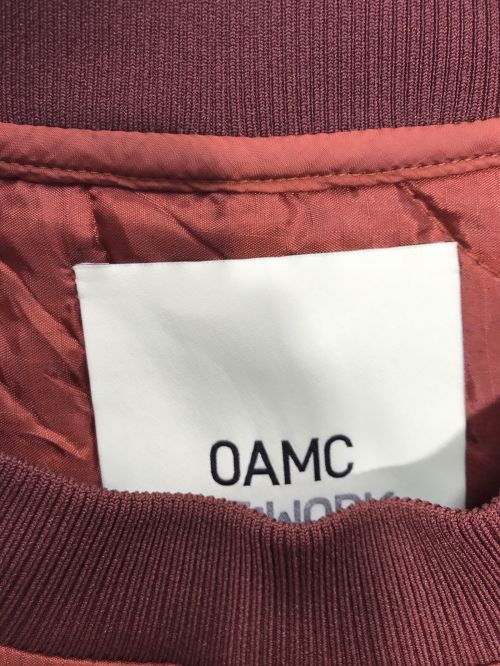 OAMC RE:WORK（オーエーエムシー リワーク）OAMC RE:WORK (オーエーエムシー リワーク) PEACEMAKER WORK QUILTED SWEATSHIRT(ピースメーカー　ワーク　キルト　スウェットシャツ) ブラウン サイズ:Sの古着・服飾アイテム