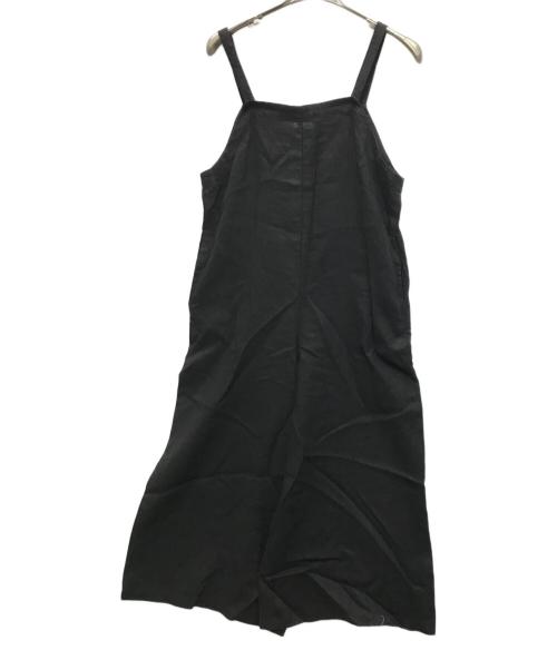 fog linen work（フォグリネンワーク）fog linen work (フォグリネンワーク) LINEN OVERALL ブラック サイズ:FREEの古着・服飾アイテム