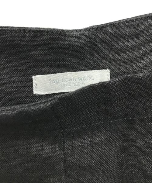 fog linen work（フォグリネンワーク）fog linen work (フォグリネンワーク) LINEN OVERALL ブラック サイズ:FREEの古着・服飾アイテム