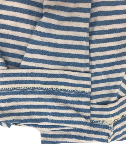45R（フォーティファイブ・アール）45R (フォーティファイブ・アール) 4545縞の908オーシャンTシャツ ブルー サイズ:3の古着・服飾アイテム