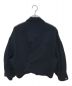 KURO iro (クロ イロ) Super 100’s Melton Cross Jacket (スーパー　100's メルトン　クロス　ジャケット) ブラック：19000円