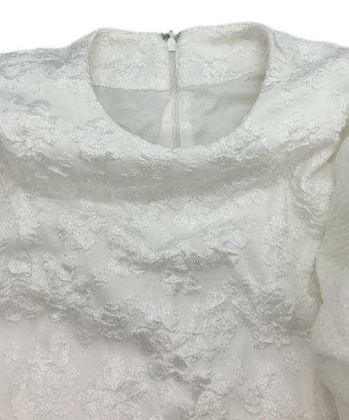 CHESTY（チェスティ）CHESTY (チェスティ) ティアードマキシワンピース ホワイト サイズ:1の古着・服飾アイテム