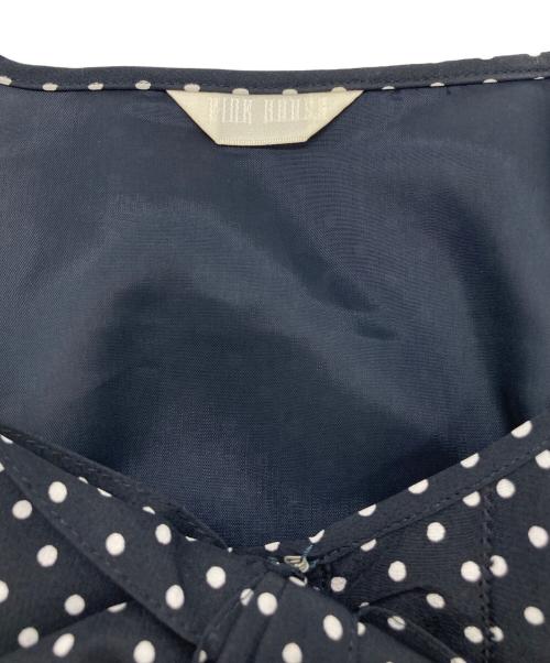 PINK HOUSE（ピンクハウス）PINK HOUSE (ピンクハウス) ［古着］ブラウスワンピース ブラック サイズ:FREEの古着・服飾アイテム