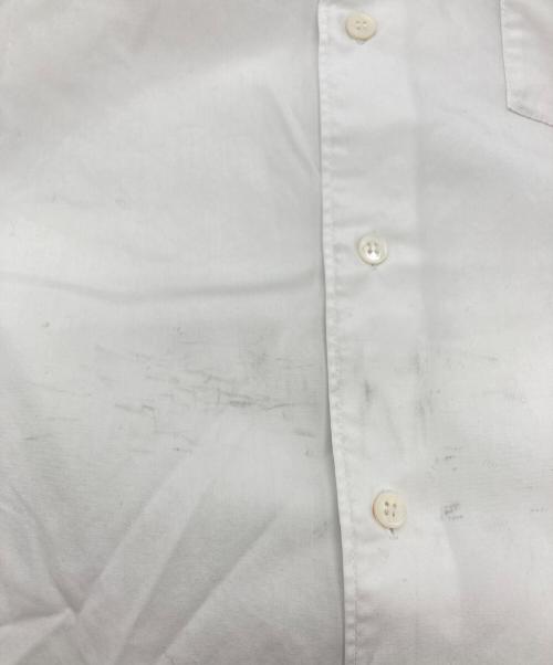 COMME des GARCONS HOMME（コムデギャルソン オム）COMME des GARCONS HOMME (コムデギャルソン オム) 綿ブロード 製品洗 半袖シャツ ホワイト サイズ:Sの古着・服飾アイテム