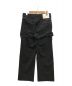 MM6 Maison Margiela MM BLACK DENIM STRIPED WOOL TAILORING PANTS(エムエム ブラック デニム ストライプド ウール テーラリング パンツ) ブラック サイズ:71cm（W28）：29000円
