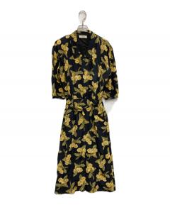 中古・古着通販】ADEAM (アディアム) ニットワンピース ネイビー